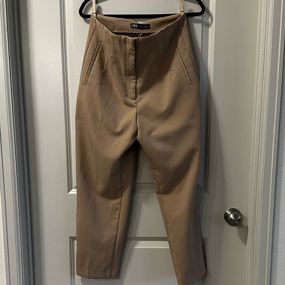 Khaki Zara Trousers